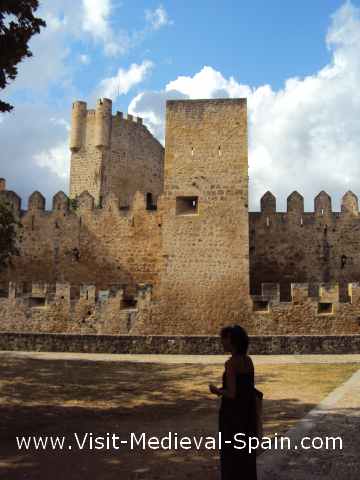 Another view of the medieval castle of Frias