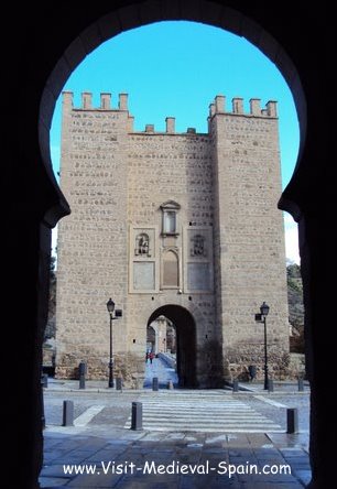 The Medieval Bridge over the River Tajo, Toledo Spain