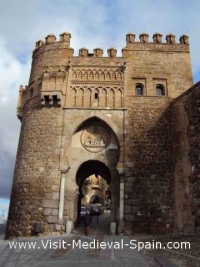 One of the gateways in the medieval fortifications of Toledo